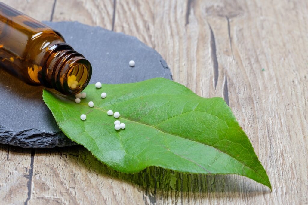 flacon d' homéopathie